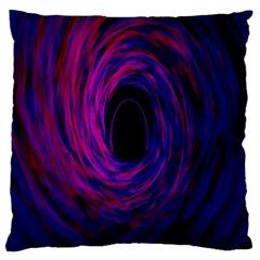 Black Hole Rainbow Blue Purple Large Flano Cushion Case (two Sides) by Mariart