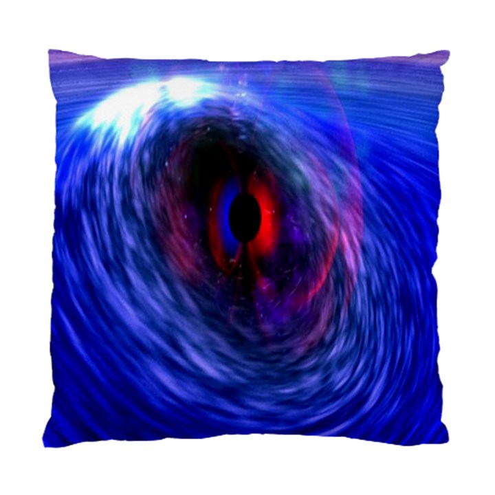 Blue Red Eye Space Hole Galaxy Standard Cushion Case (Two Sides)