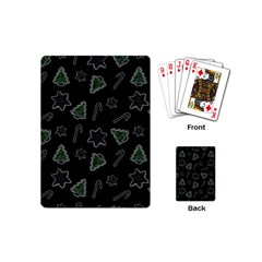 Ginger Cookies Christmas Pattern Playing Cards (mini)  by Valentinaart