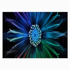 Flower Stigma Colorful Rainbow Animation Space Large Glasses Cloth by Mariart