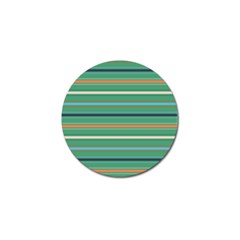 Horizontal Line Green Red Orange Golf Ball Marker (4 Pack) by Mariart