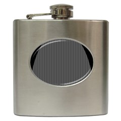 Space Line Grey Black Hip Flask (6 Oz) by Mariart