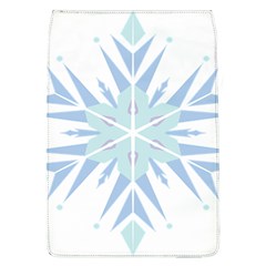 Snowflakes Star Blue Triangle Flap Covers (l)  by Mariart
