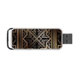 Art Nouveau Portable USB Flash (Two Sides) Front