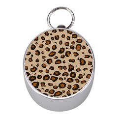 Leopard Print Mini Silver Compasses by TRENDYcouture