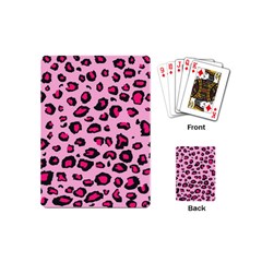 Pink Leopard Playing Cards (mini)  by TRENDYcouture