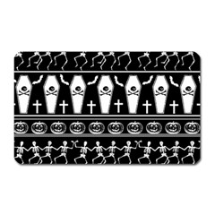 Halloween Pattern Magnet (rectangular) by ValentinaDesign