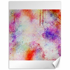 Watercolor Galaxy Purple Pattern Canvas 12  X 16   by paulaoliveiradesign