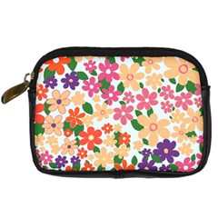 Flower Floral Rainbow Rose Digital Camera Cases by Mariart