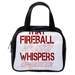 Fireball Whiskey Humor  Classic Handbags (one Side) by crcustomgifts