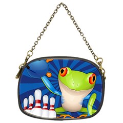 Tree Frog Bowling Chain Purses (two Sides)  by crcustomgifts