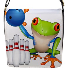 Tree Frog Bowler Flap Messenger Bag (s) by crcustomgifts