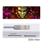 Wonderful Venetian Mask With Floral Elements Memory Card Reader (Stick)  Front