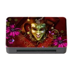 Wonderful Venetian Mask With Floral Elements Memory Card Reader With Cf by FantasyWorld7