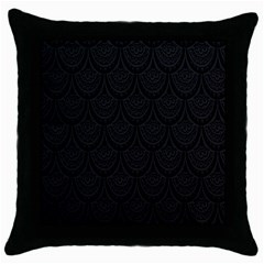 Skin Abstract Wallpaper Dump Black Flower  Wave Chevron Throw Pillow Case (black) by Mariart