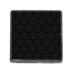 Skin Abstract Wallpaper Dump Black Flower  Wave Chevron Memory Card Reader (square) by Mariart