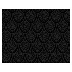 Skin Abstract Wallpaper Dump Black Flower  Wave Chevron Double Sided Flano Blanket (medium)  by Mariart