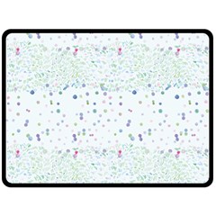 Spot Polka Dots Blue Pink Sexy Double Sided Fleece Blanket (large)  by Mariart
