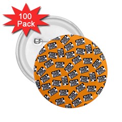 Pattern Halloween  2 25  Buttons (100 Pack)  by iCreate