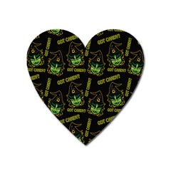 Pattern Halloween Witch Got Candy? Icreate Heart Magnet by iCreate