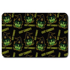 Pattern Halloween Witch Got Candy? Icreate Large Doormat  by iCreate