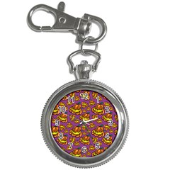 Halloween Colorful Jackolanterns  Key Chain Watches by iCreate