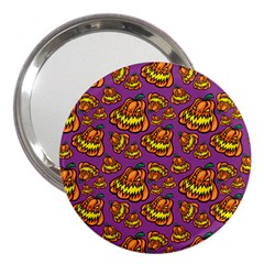 Halloween Colorful Jackolanterns  3  Handbag Mirrors by iCreate