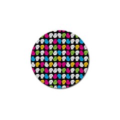 Pattern Painted Skulls Icreate Golf Ball Marker (10 Pack) by iCreate