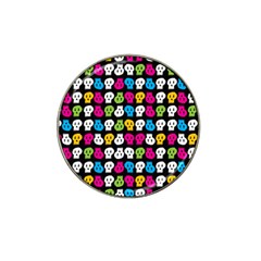 Pattern Painted Skulls Icreate Hat Clip Ball Marker (4 Pack) by iCreate