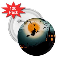 Halloween Landscape 2 25  Buttons (100 Pack)  by Valentinaart