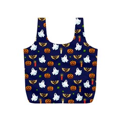 Halloween Pattern Full Print Recycle Bags (s)  by Valentinaart