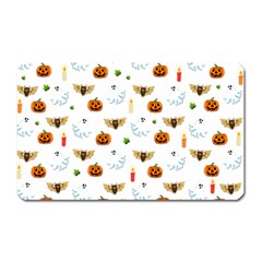 Halloween Pattern Magnet (rectangular) by Valentinaart