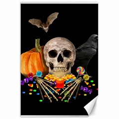 Halloween Candy Keeper Canvas 20  X 30   by Valentinaart
