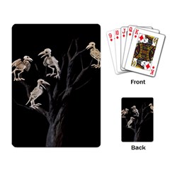 Dead Tree  Playing Card by Valentinaart