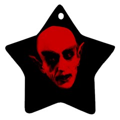 Dracula Star Ornament (two Sides) by Valentinaart