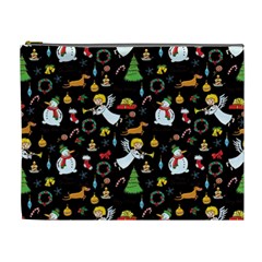 Christmas Pattern Cosmetic Bag (xl) by Valentinaart