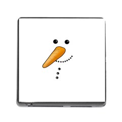 Cute Snowman Memory Card Reader (square) by Valentinaart