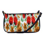 Flower Floral Red Yellow Leaf Green Sexy Summer Shoulder Clutch Bags