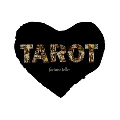 Tarot Fortune Teller Standard 16  Premium Heart Shape Cushions by Valentinaart