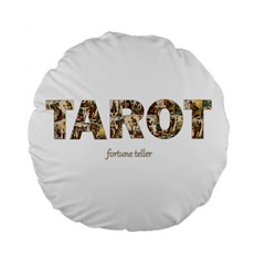 Tarot Fortune Teller Standard 15  Premium Flano Round Cushions by Valentinaart