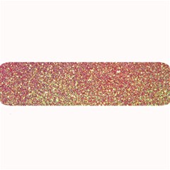Rose Gold Sparkly Glitter Texture Pattern Large Bar Mats by paulaoliveiradesign