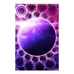 Beautiful Violet Nasa Deep Dream Fractal Mandala Shower Curtain 48  X 72  (small)  by jayaprime