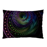 Oz the Great with Technicolor Fractal Rainbow Pillow Case (Two Sides) Front