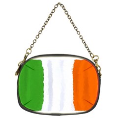 Flag Ireland, Banner Watercolor Painting Art Chain Purses (two Sides)  by picsaspassion