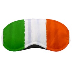 Flag Ireland, Banner Watercolor Painting Art Sleeping Masks by picsaspassion