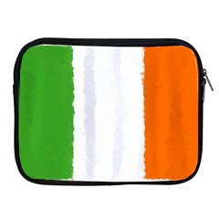 Flag Ireland, Banner Watercolor Painting Art Apple Ipad 2/3/4 Zipper Cases by picsaspassion