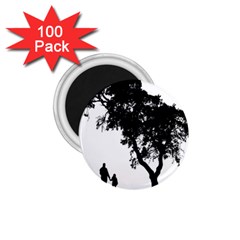Black Father Daughter Natural Hill 1 75  Magnets (100 Pack)  by Mariart