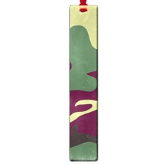 Camuflage Flag Green Purple Grey Large Book Marks by Mariart