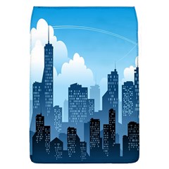 City Building Blue Sky Flap Covers (l)  by Mariart