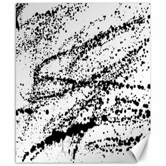 Ink Splatter Texture Canvas 8  X 10  by Mariart